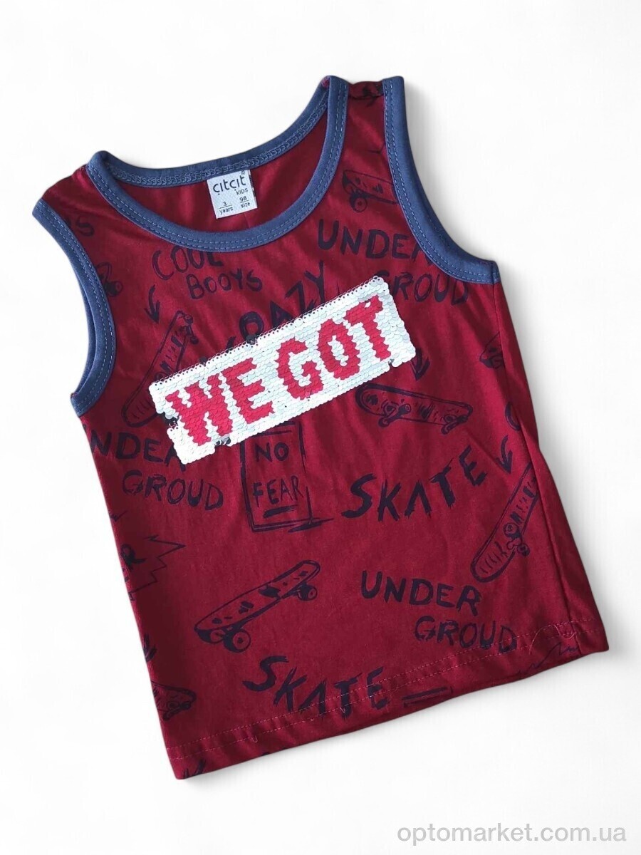 Купить Майка дитячі 8032 бордовий CITCIT Kids бордовий, фото 1