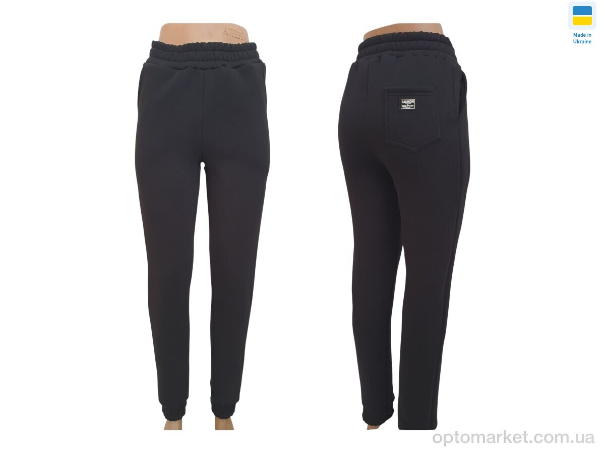 Купить Спортивні штаны жіночі 8040 чорний Sport style чорний, фото 1