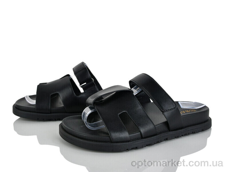 Купить Шльопанці жіночі 8060-16 Baijin чорний, фото 1