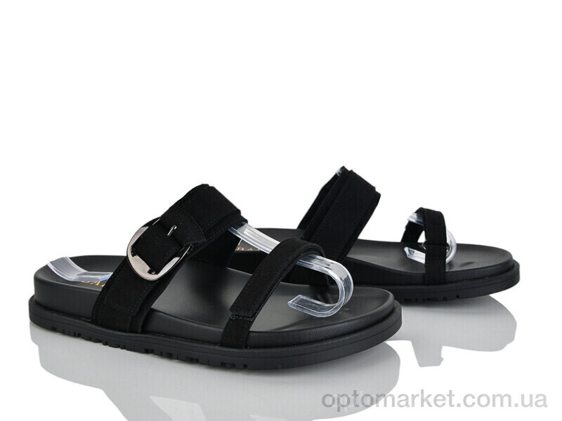 Купить Шльопанці жіночі 8060-6 Baijin чорний, фото 1