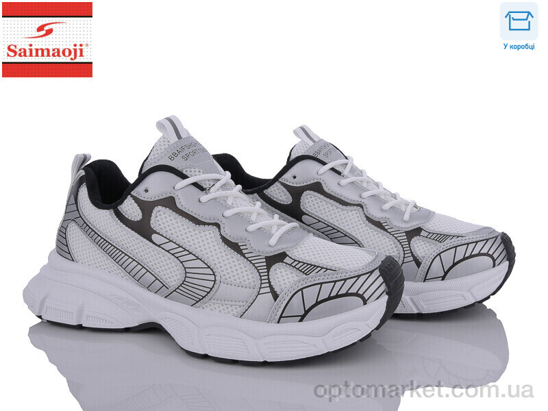 Купить Кросівки чоловічі 807-5 Saimaoji білий, фото 1