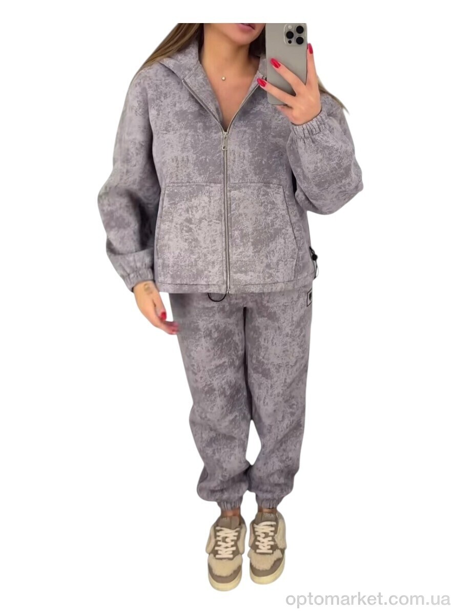 Купить Спортивний костюм жіночі 809 grey Aidin сірий, фото 1