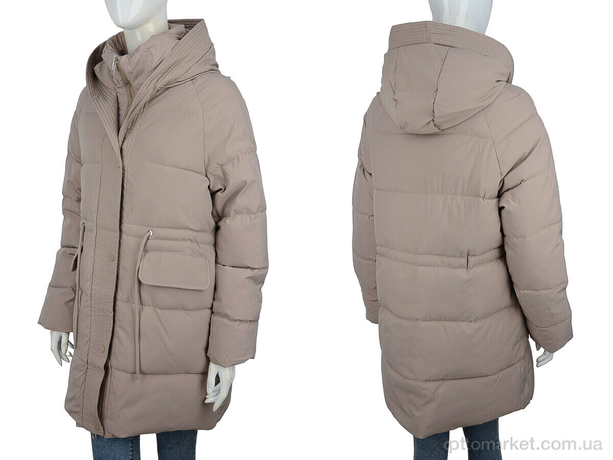 Купить Куртка жіночі 8093 d.beige Unimoco коричневий, фото 3