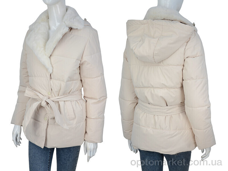 Купить Куртка жіночі 8099 l.beige Unimoco бежевий, фото 3
