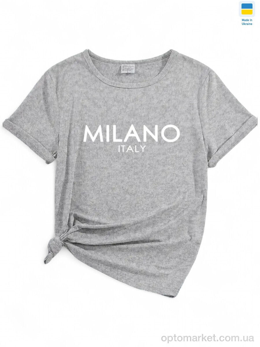Купить Футболка жіночі 81 grey Riza сірий, фото 1