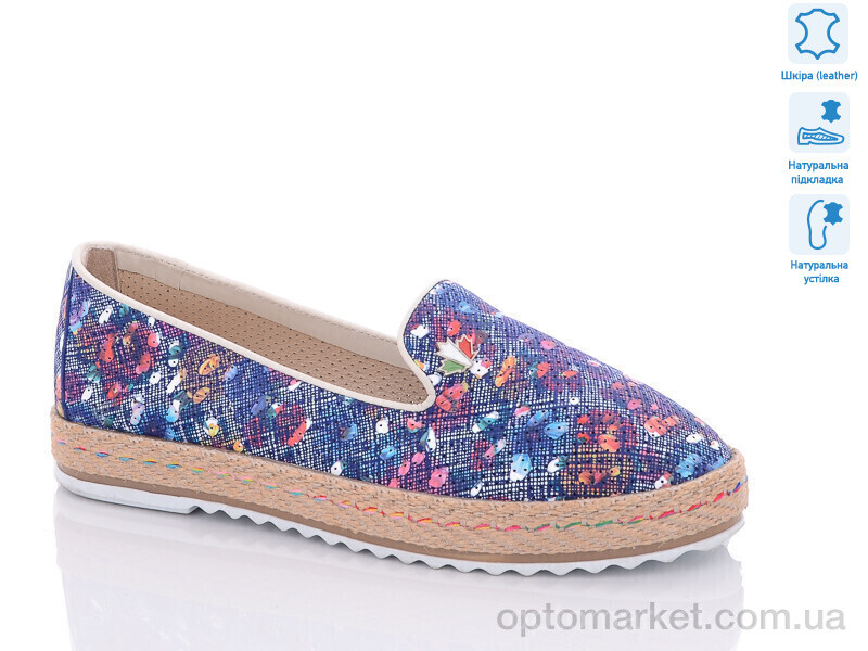 Купить Сліпони жіночі 810 (01) Sherlock Soon синій, фото 1