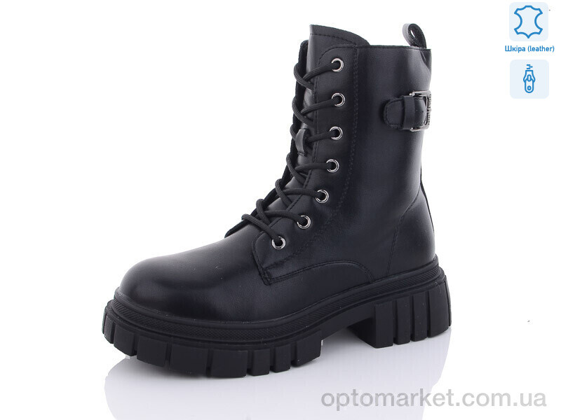 Купить Черевики жіночі 810-1 Yimeili чорний, фото 1