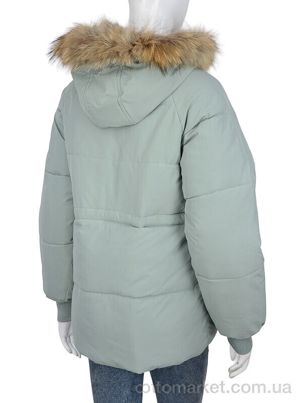 Купить Куртка жіночі 810 l.green Yanpai зелений, фото 2
