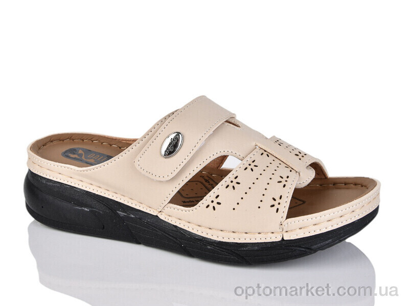 Купить Шльопанці жіночі 8101-1 beige Dali Moda бежевий, фото 1