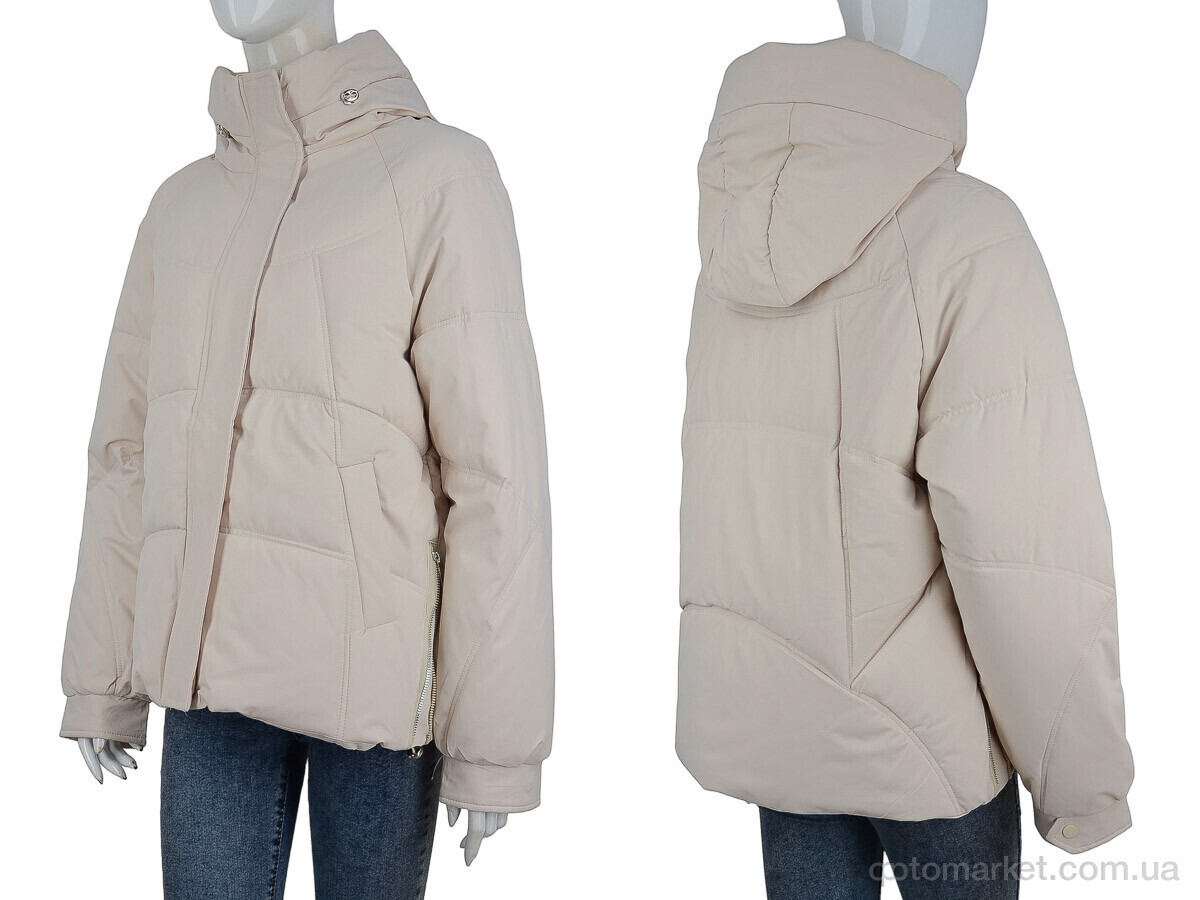 Купить Куртка жіночі 8107 beige Unimoco бежевий, фото 3