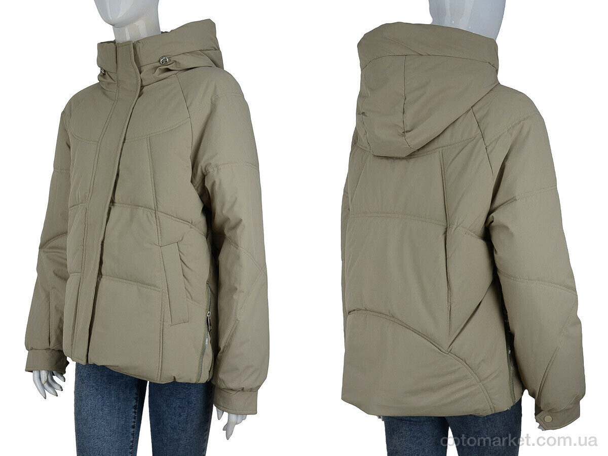 Купить Куртка жіночі 8107 khaki Unimoco хакі, фото 3