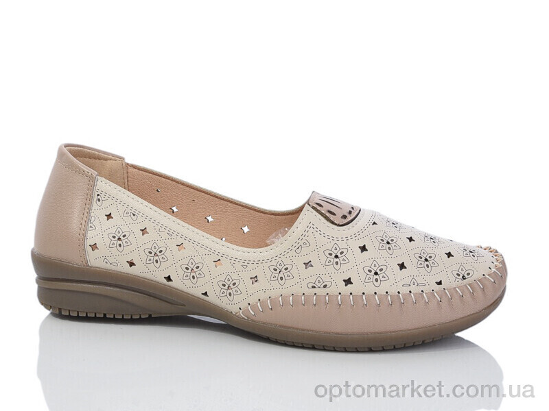 Купить Туфлі жіночі 811-5 Leguzaza бежевий, фото 1