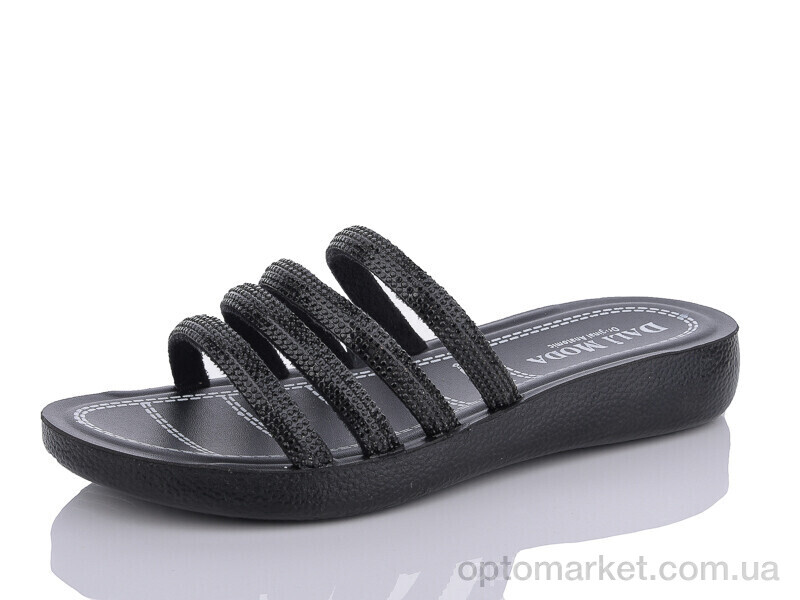 Купить Шльопанці жіночі 8110 black Dali Moda чорний, фото 1