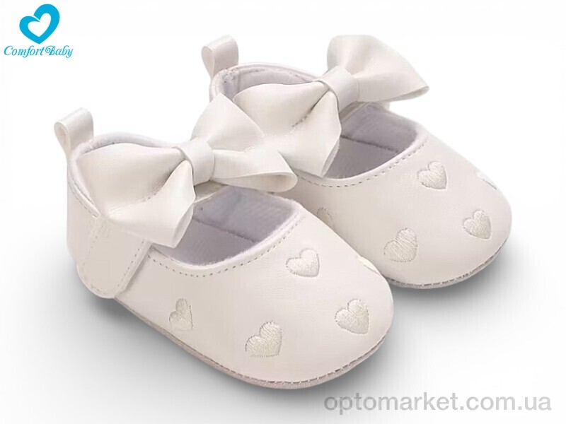 Купить Пінетки дитячі 8114 білий Comfort-baby білий, фото 1