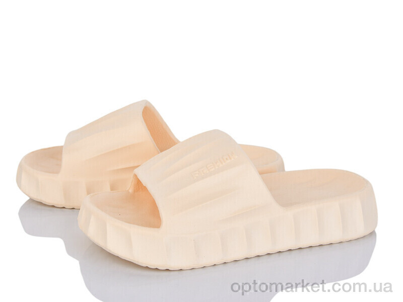 Купить Шльопанці жіночі 812 yellow Alimama-Girnaive бежевий, фото 1