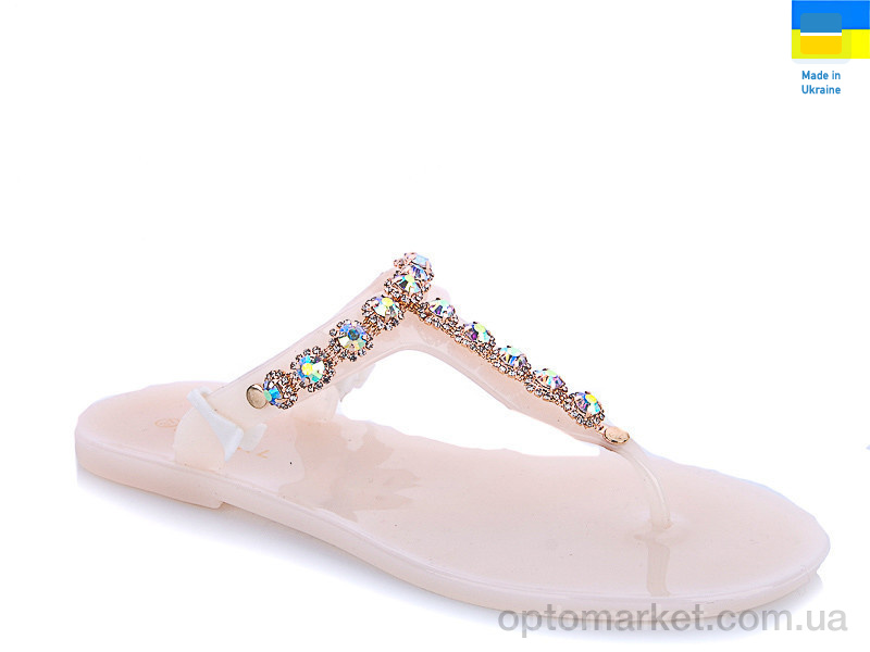 Купить Шльопанці жіночі 81263-1 Dual бежевий, фото 1