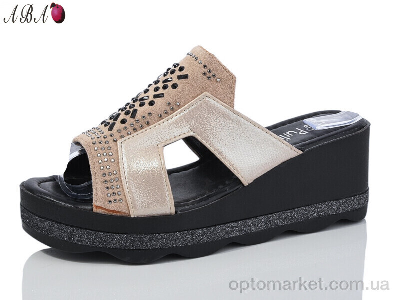 Купить Шльопанці жіночі 81365-1 Purlina бежевий, фото 1