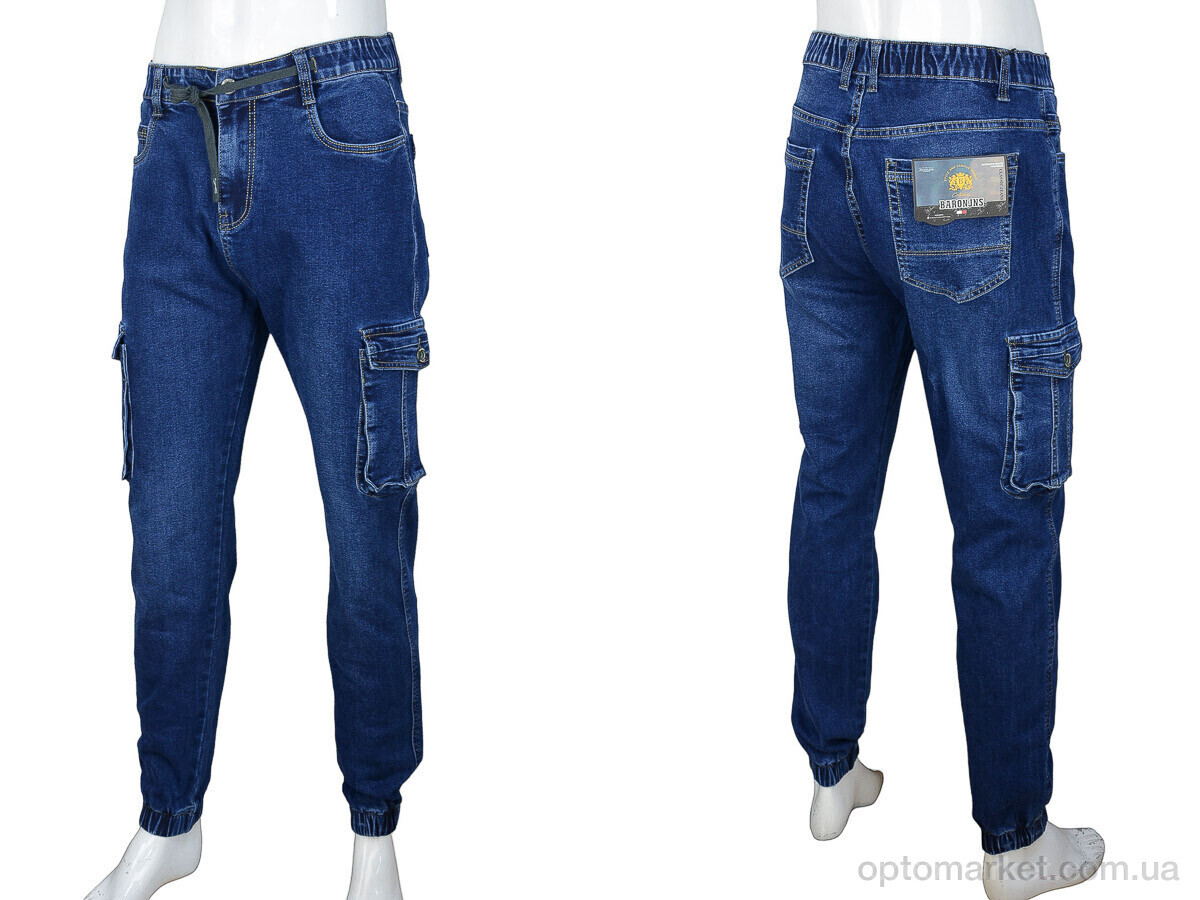 Купить Джинси чоловічі 8141 blue Baron синій, фото 3