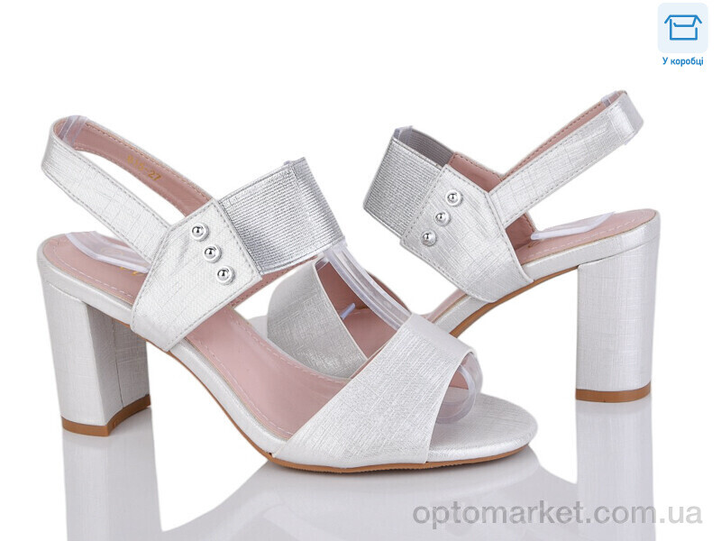 Купить Босоніжки жіночі 815-27 white Aba білий, фото 1