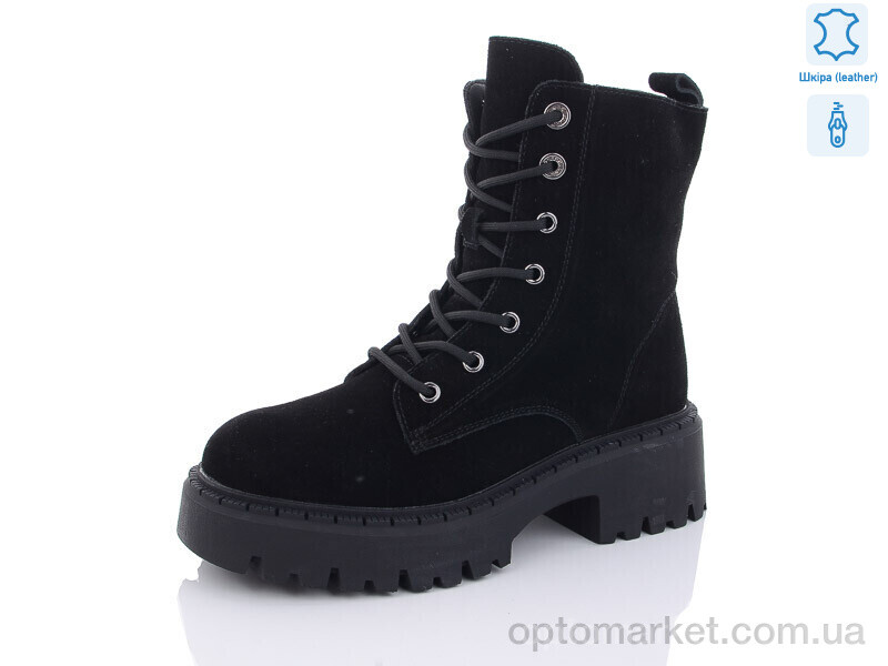 Купить Черевики жіночі 816-2 Yimeili чорний, фото 1