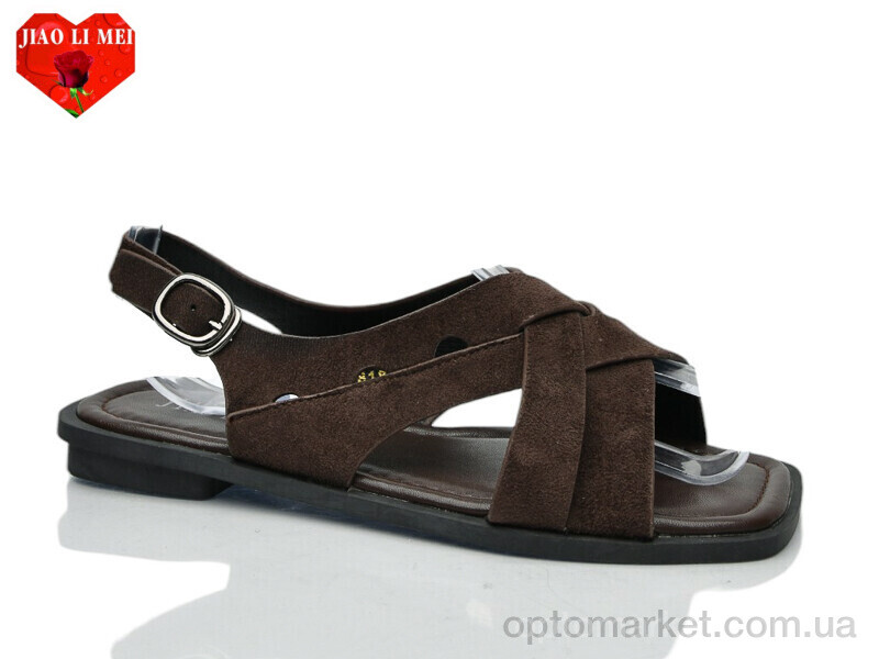 Купить Босоніжки жіночі 818-7 Jiao Li Mei коричневий, фото 1