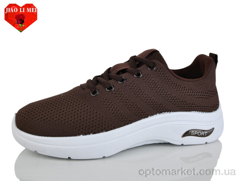 Купить Кросівки чоловічі 8186-3 Jiao Li Mei коричневий, фото 1