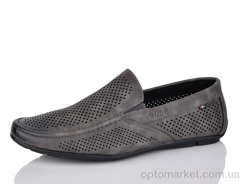 Купить Мокасини чоловічі 8189-6 DaFuYuan сірий, фото 1