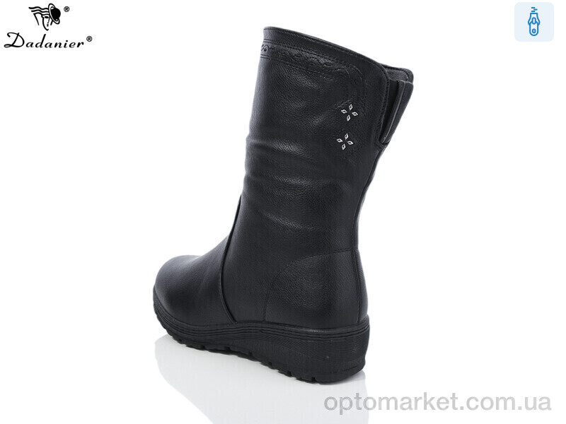 Купить Чоботи жіночі 819-3 Dadanier чорний, фото 2