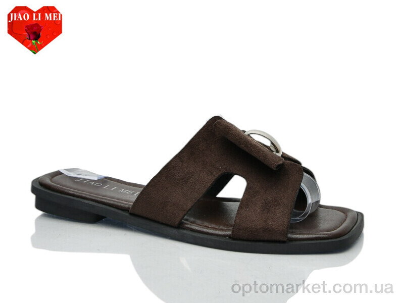 Купить Шльопанці жіночі 819-7 Jiao Li Mei коричневий, фото 1