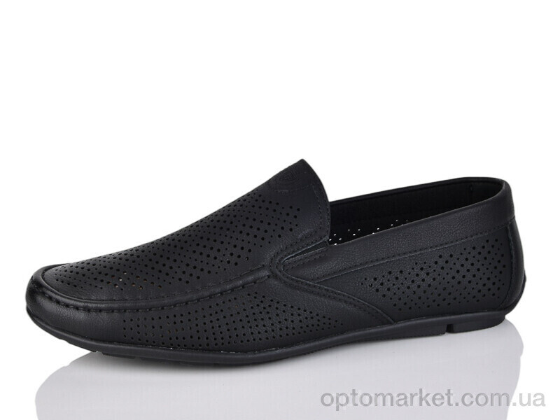 Купить Мокасини чоловічі 8195-1 DaFuYuan чорний, фото 1
