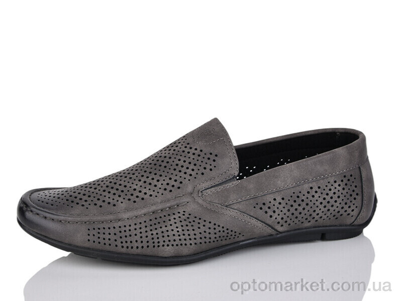 Купить Мокасини чоловічі 8195-6 DaFuYuan сірий, фото 1