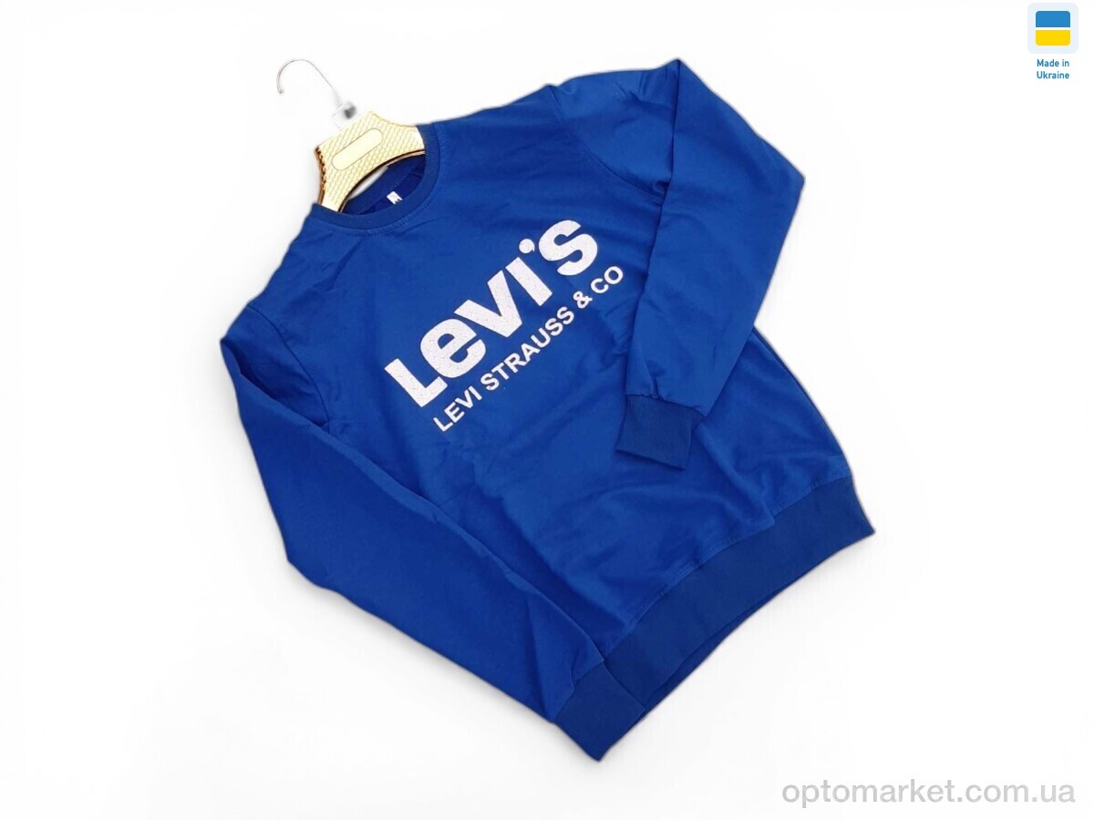 Купить Кофта чоловічі 81LE джинс L.vis синій, фото 2