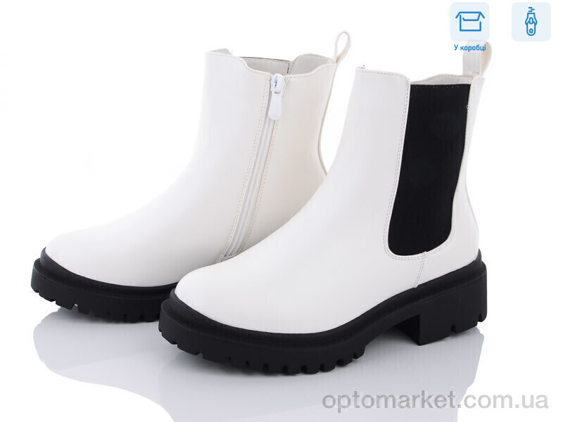 Купить Черевики жіночі 82-1 Hongquan білий, фото 1