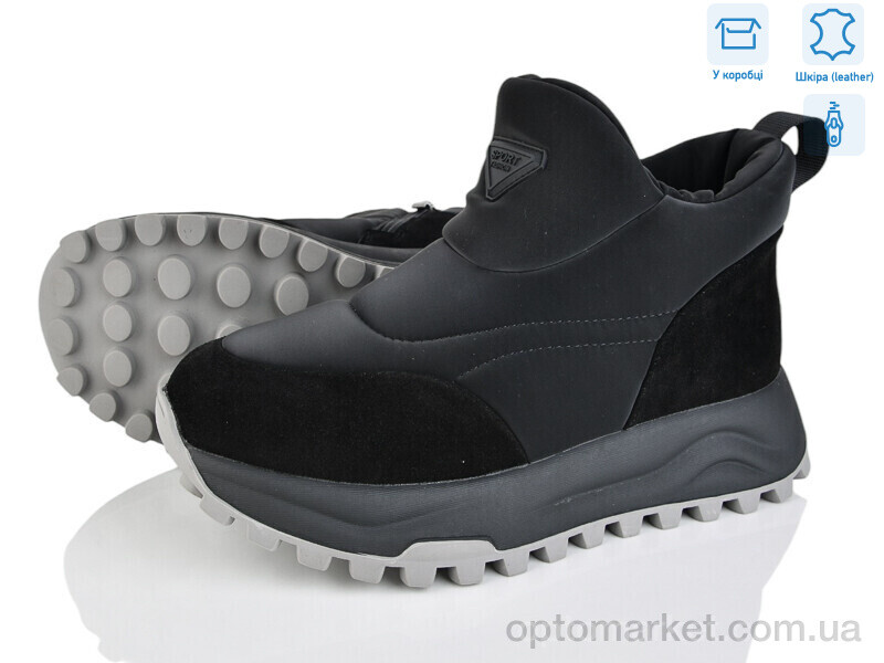 Купить Черевики жіночі 82037-7-50 Leguzaza чорний, фото 1