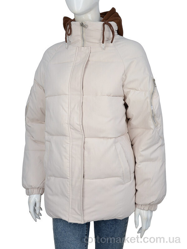 Купить Куртка жіночі 8208 l.beige Tayishe бежевий, фото 1