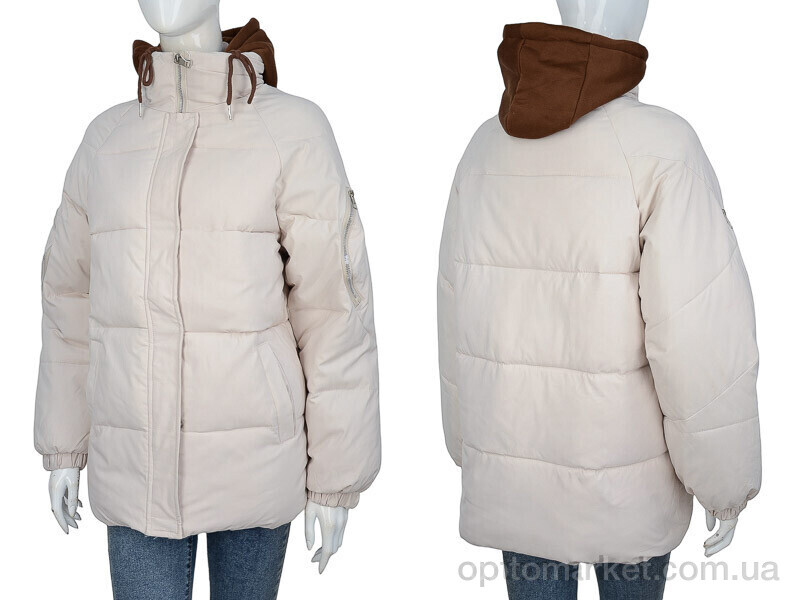 Купить Куртка жіночі 8208 l.beige Tayishe бежевий, фото 3