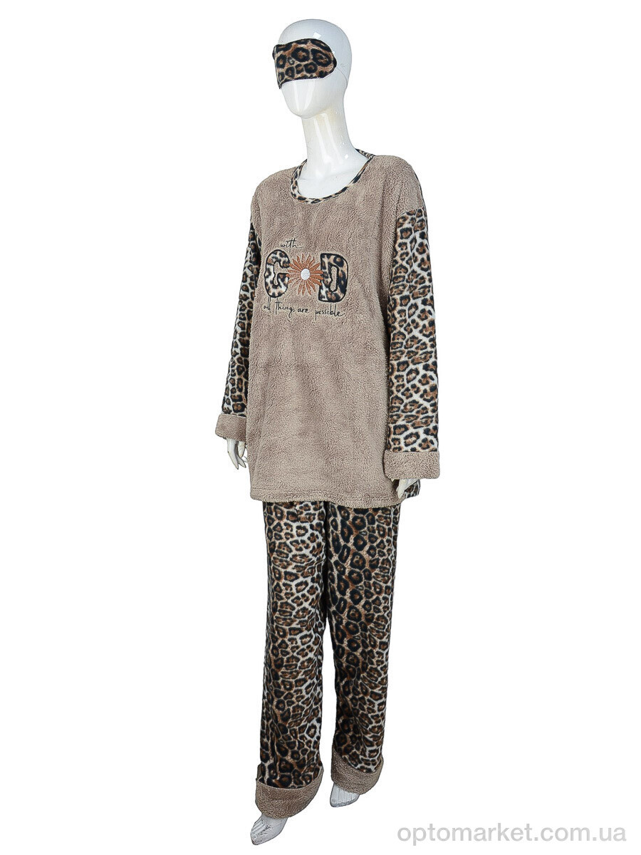 Купить Пижама жіночі 8245 brown Asel коричневий, фото 1