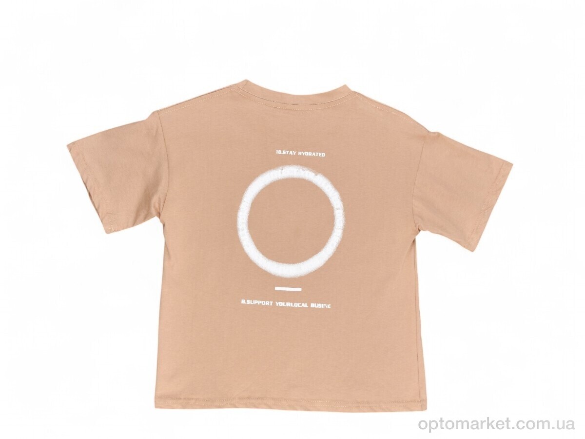 Купить Футболка дитячі 826 beige Duoduoxiaoxiang бежевий, фото 2