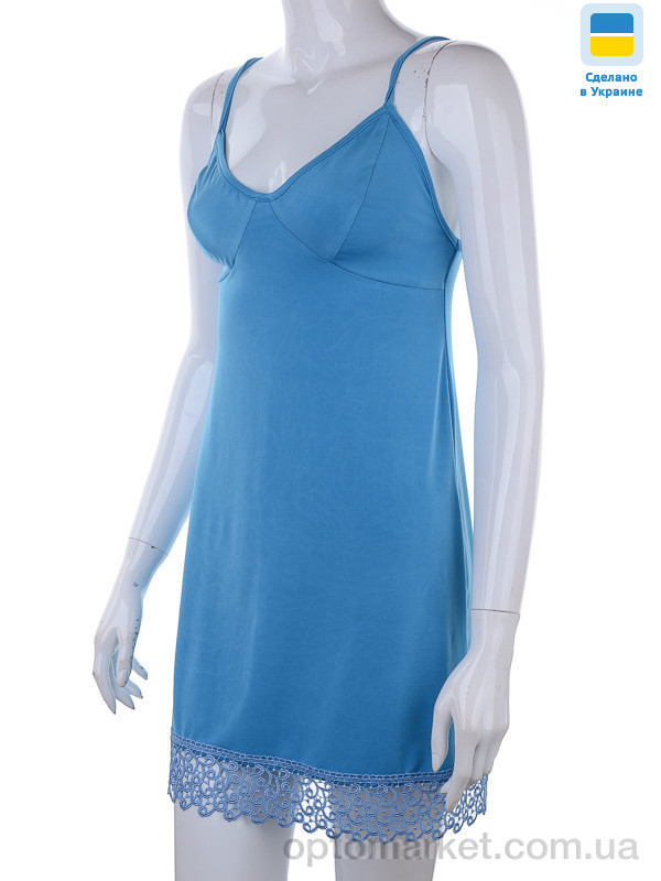 Купить Нічна сорочка жіночі 8289 blue батал Nadia & Natali синій, фото 1