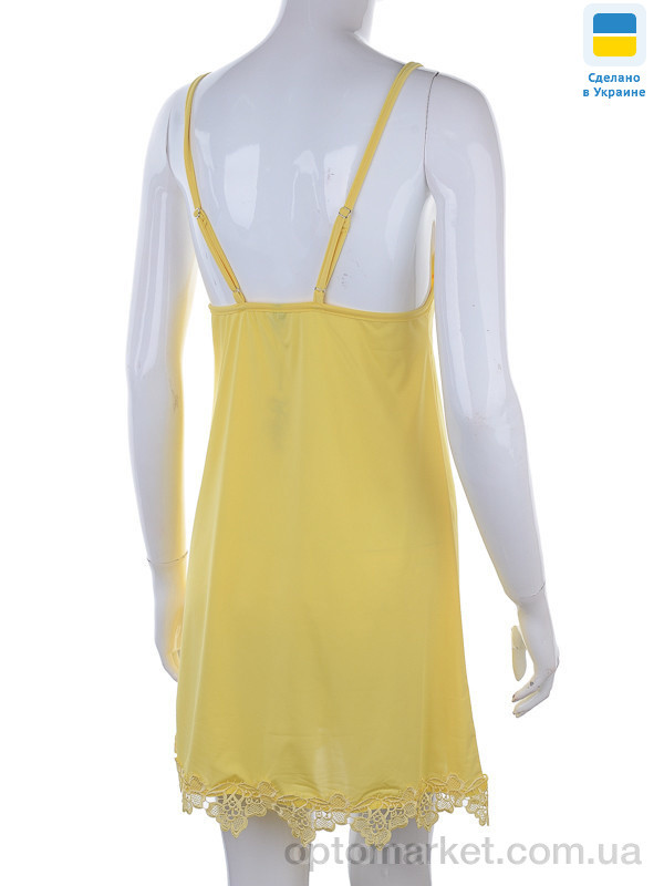 Купить Нічна сорочка жіночі 8289 yellow Nadia & Natali жовтий, фото 2