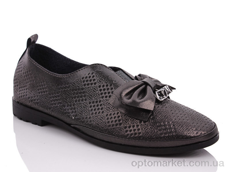 Купить Туфлі жіночі 829-1 Fuguiyun графіт, фото 1