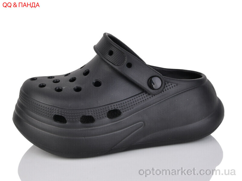 Купить Крокси жіночі 8301-3 QQ&Панда чорний, фото 1