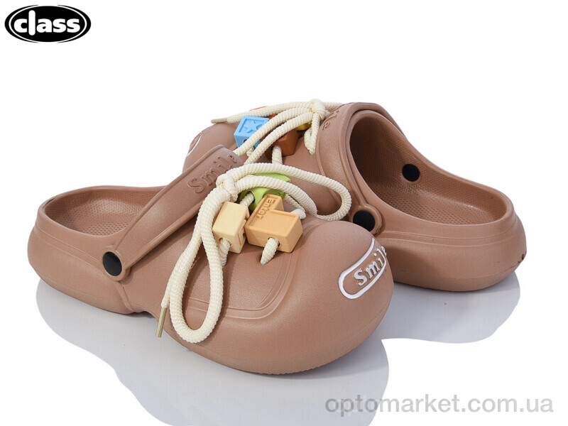 Купить Крокси жіночі 8308-4 Wei Wei-Class коричневий, фото 1