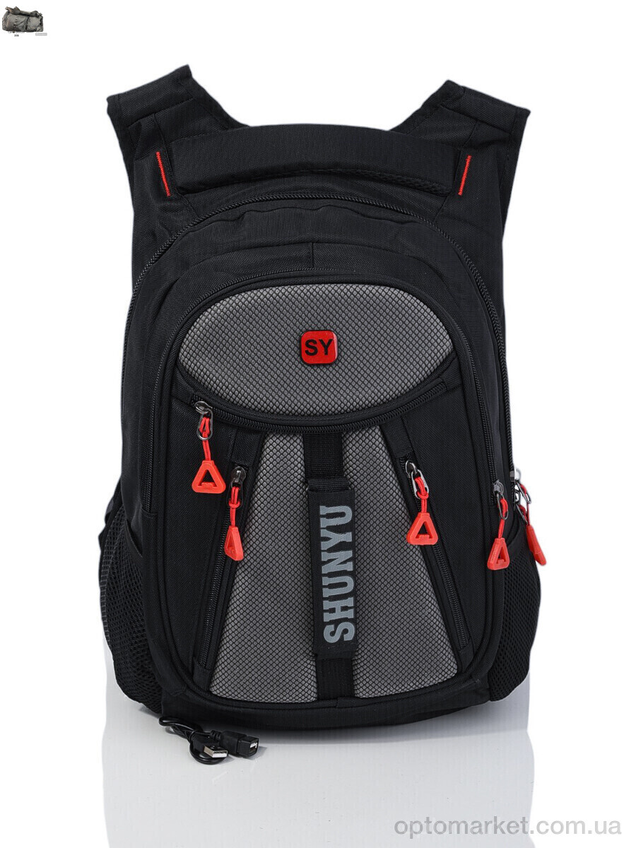 Купить Рюкзак унісекс 8330 black (30-250) Jomolanma чорний, фото 1