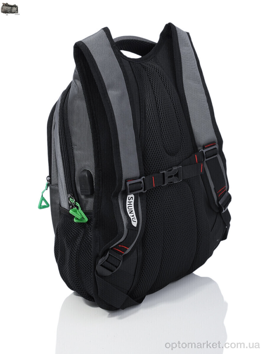 Купить Рюкзак унісекс 8330 grey (30-250) Jomolanma сірий, фото 2