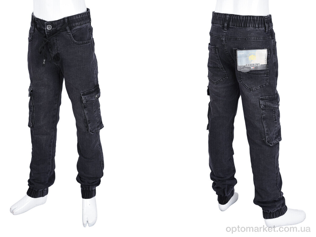 Купить Джинси дитячі 8408 Baron чорний, фото 3