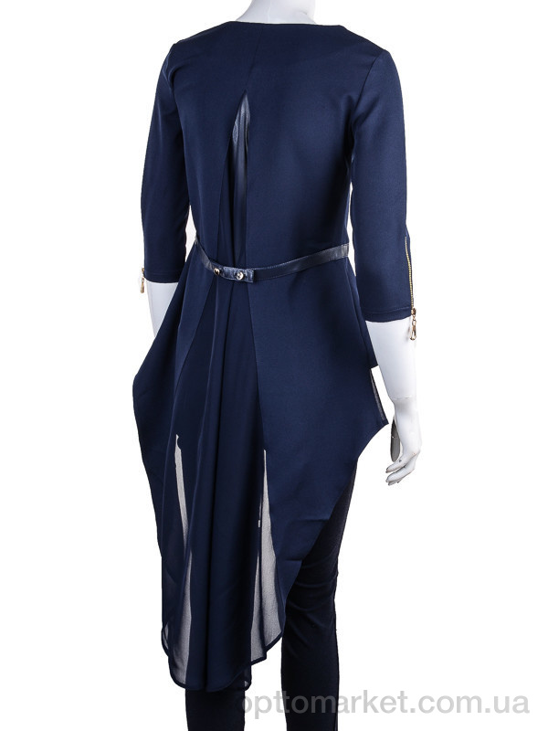 Купить Блуза жіночі 842 blue Vande Grouff синій, фото 2