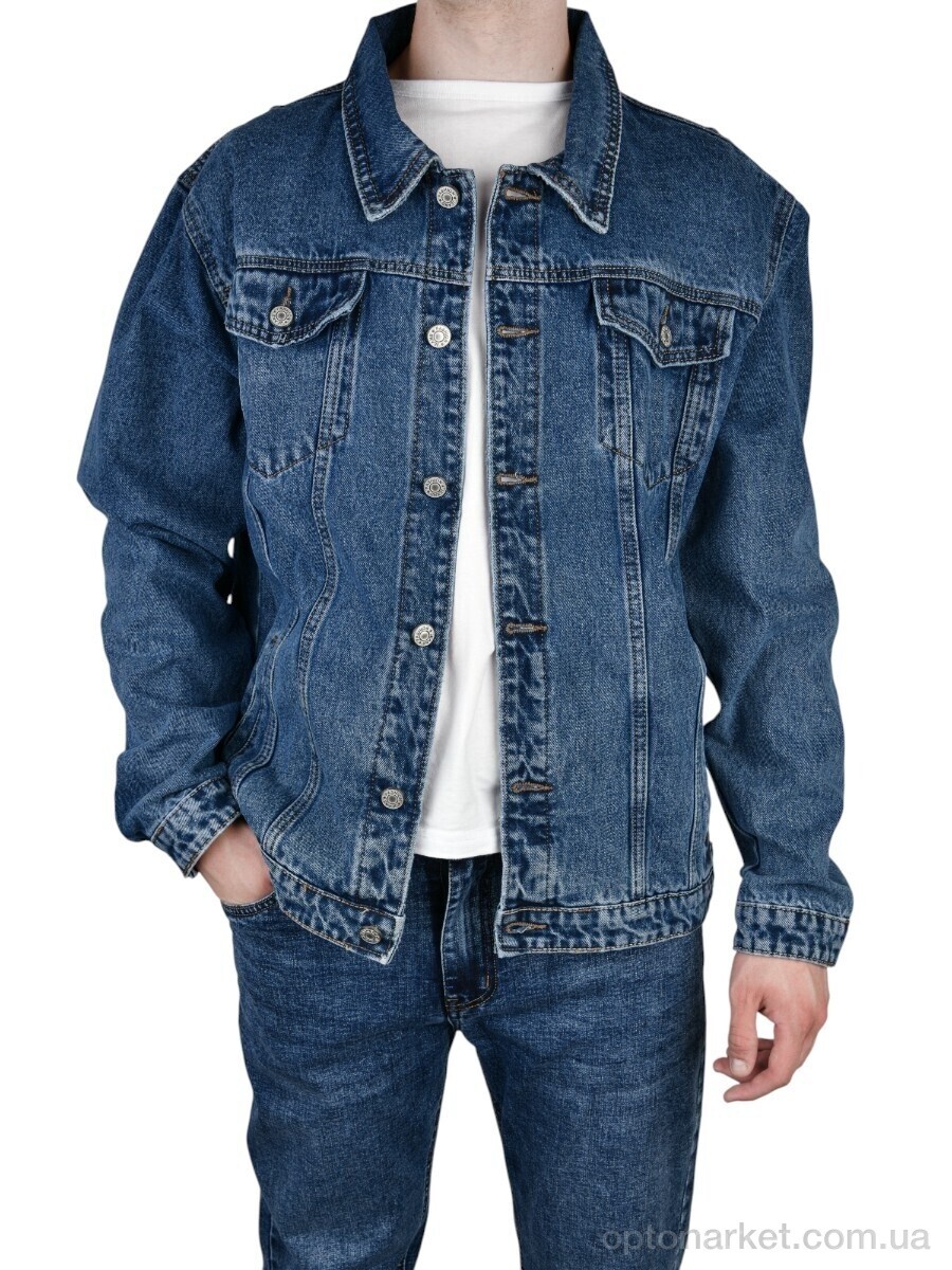 Купить Куртка чоловічі 842 Baronjns синій, фото 1