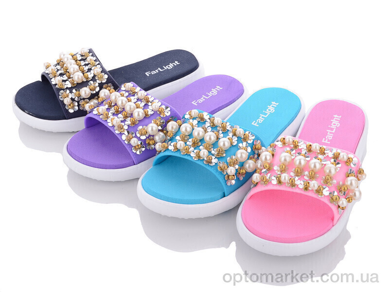 Купить Шльопанці жіночі 8459-1 mix Far light мікс, фото 1