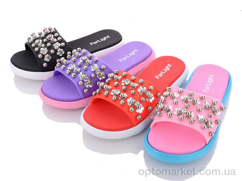Купить Шльопанці жіночі 8459-2 mix Far light мікс, фото 1